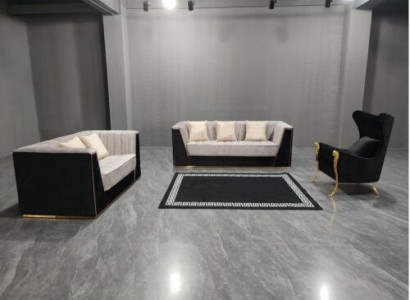 Living Room 3-piece Sofa Set 3+2+1 Seater with Soft Fabric Cover Relax